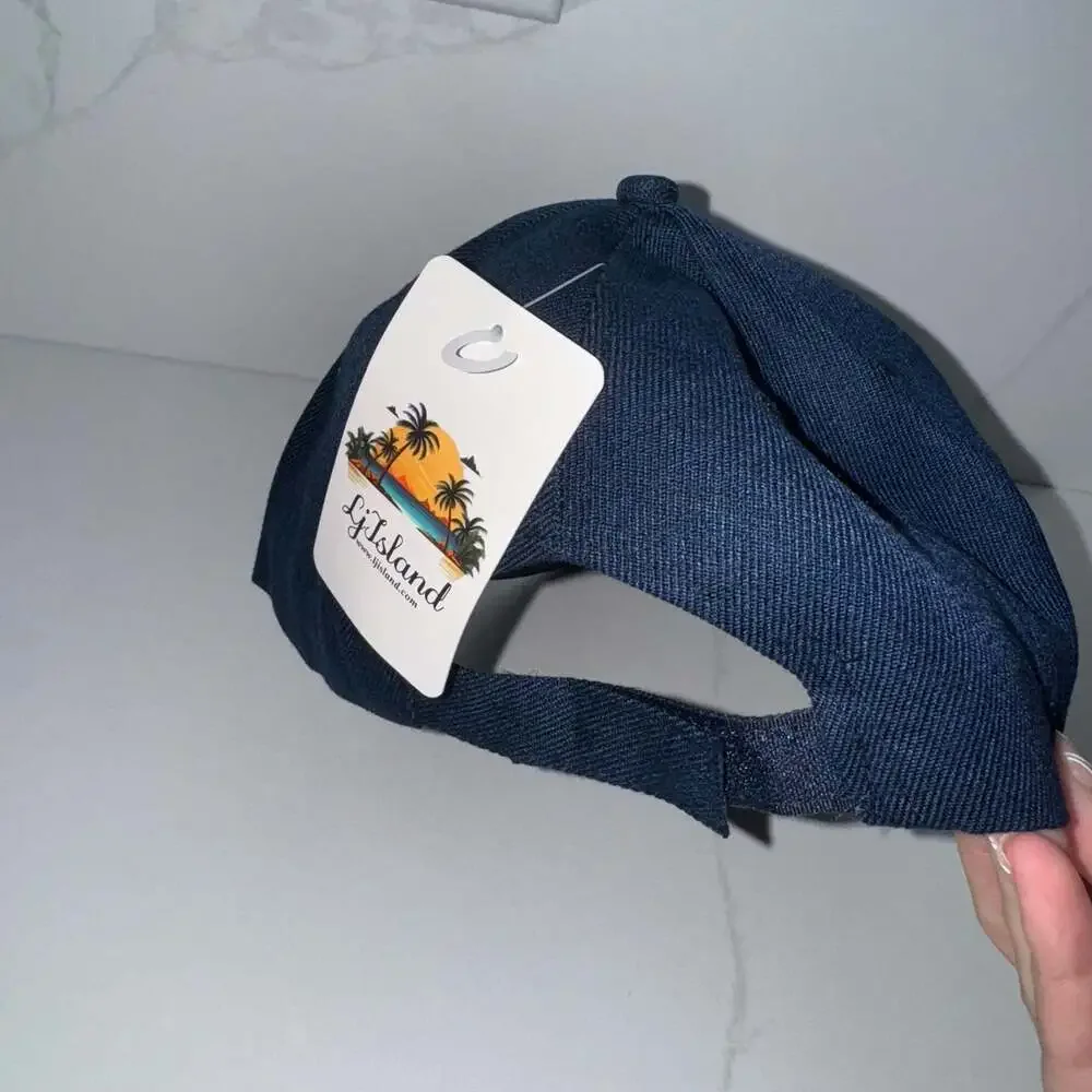 LjIsland I Love Jesus Embroidered Baseball Cap NWT